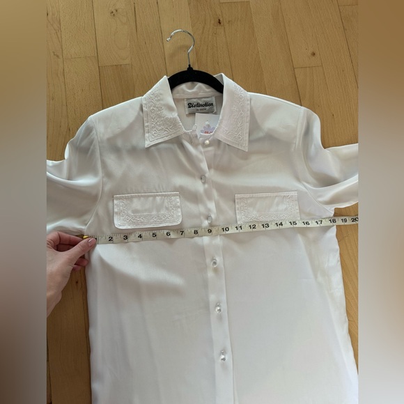 Distinction Vintage white button down shirt fisherman core - Picture 6 of 8
